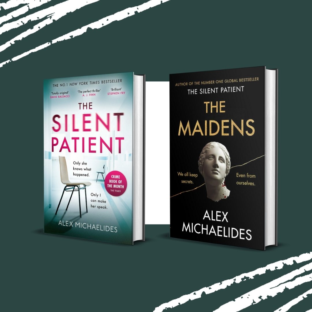 Set of Silent Patient and The Maidens by Alex Michaelides