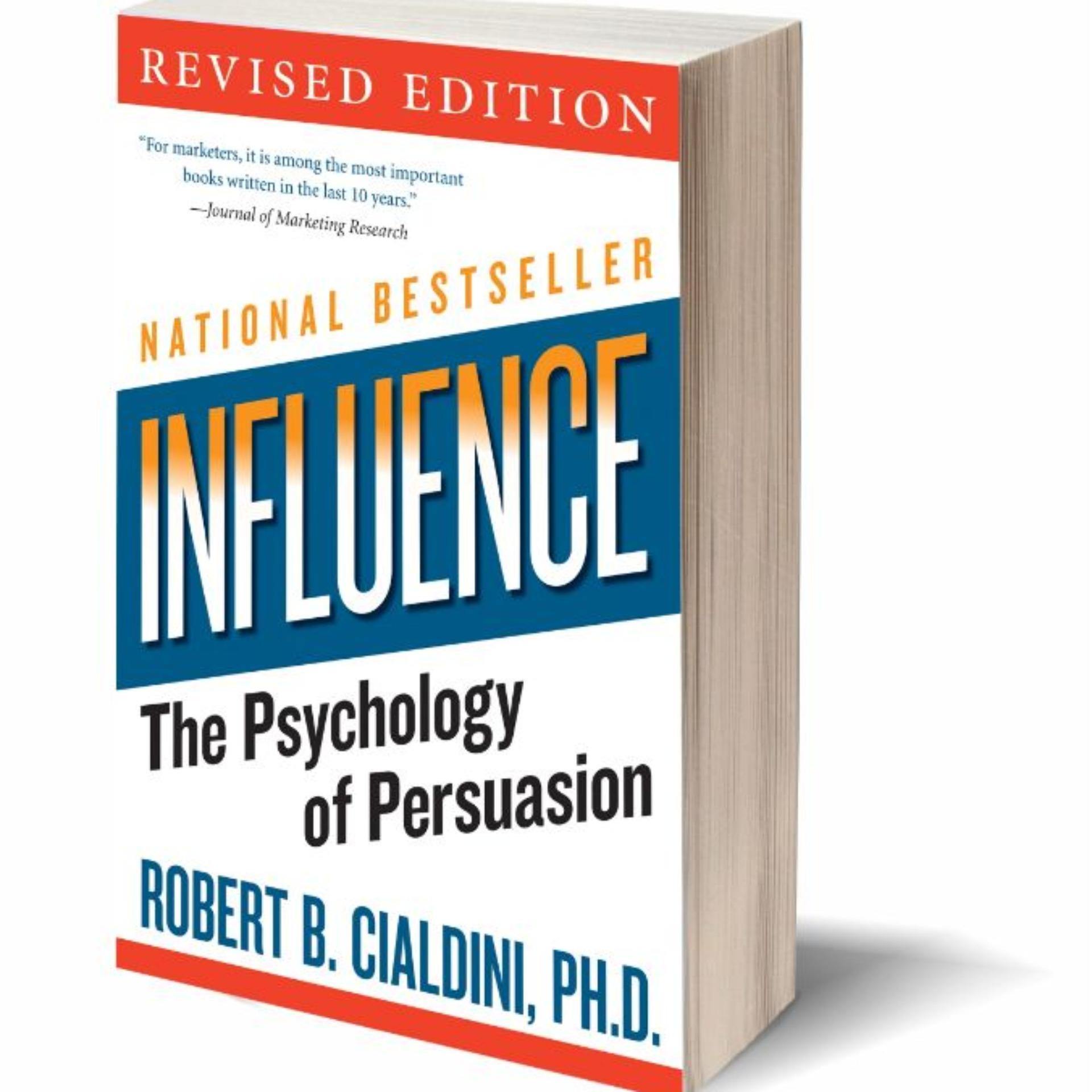 Influence: The Psychology of Persuasion by Robert Cialdini is the best book  ever written on Influence.