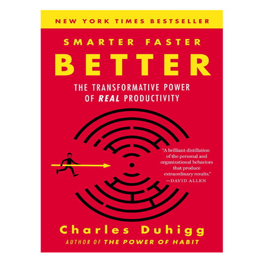 Smarter Faster Better: The Secrets of Being Productive in Life and Business by Charles Duhigg - Book A Book